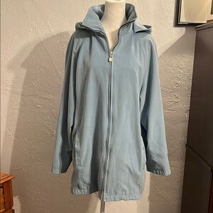 London Fog Women's Lightweight Hooded Jacket Sz M Reg